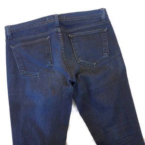 33x33 J Brand Jeans Pencil Leg Venom Dark Blue Wash Stretch Mid Rise USA 30